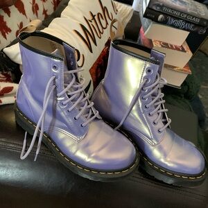 Iridescent dr martens